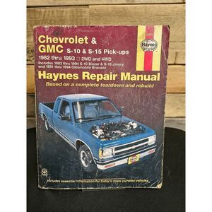 Haynes Repair Manual 24070 Chevrolet & GMC S-10 & S-15 Pickups 1982-1993